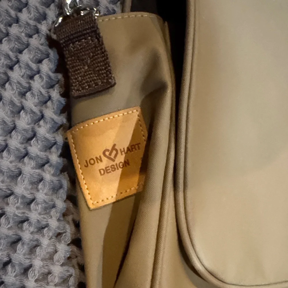 Jon Hart Tan Messenger Bag